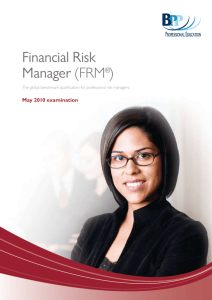 Financial Risk Manager (FRM®)