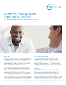 Centralized Management, Reporting & Analytics