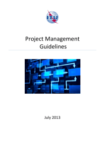 ITU Project Management Guidelines