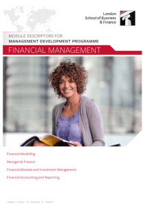 FINANCIAL MANAGEMENT