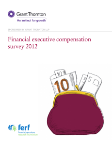 Financial executive compensation survey 2012