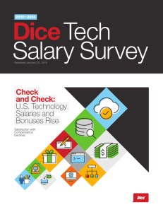 2015 – 2014 Dice Tech Salary Survey
