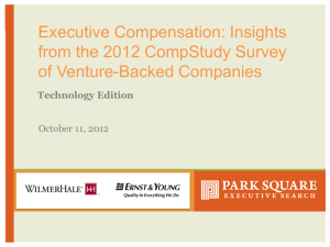 Executive Compensation: Insights from the 2012