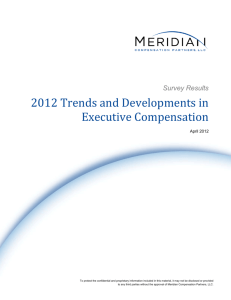 2012 Trends and Developments in Executive Compensation