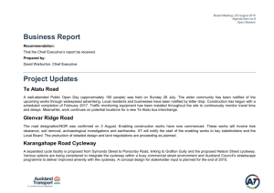 Business Report - Auckland Transport