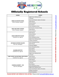 Officially Registered Schools