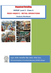 RS201 - Retail Operations - Pandit Sunderlal Sharma Central