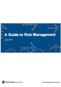 A Guide to Risk Management