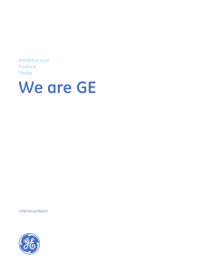 GE 2008 Annual Report: We Are GE