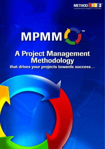 Brochure - Project Management Methodology