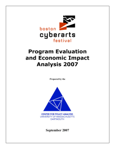Festival 2007 Economic Impact Analysis
