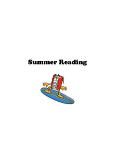 Summer Reading - Revere Public Schools