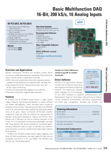 Multifunction DAQ Accessories