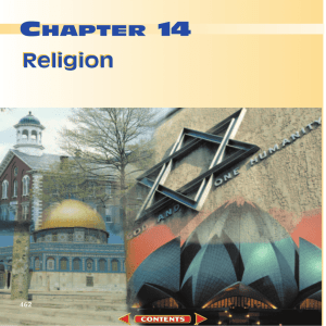 Chapter 14: Religion - Hobbs Municipal Schools