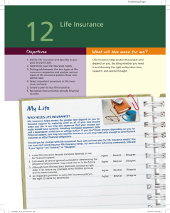 12 Life Insurance