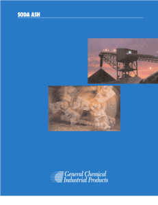 SODA ASH - General Chemical Industrial Products