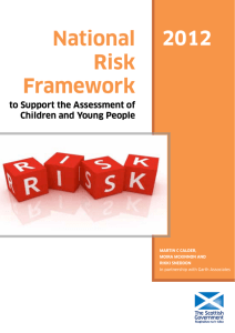 National Risk Framework to Support the Assessment of Children