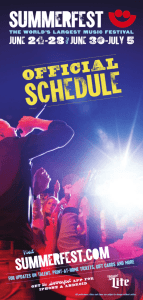 schedule - Summerfest