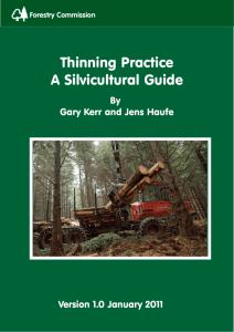 Thinning Practice - A Silvicultural Guide