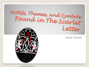 Motifs Found in The Scarlet Letter