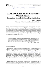 Dark tourism and significant other death: Towards a Model of