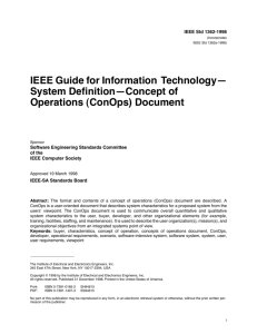 IEEE Guide For Information Technology- System