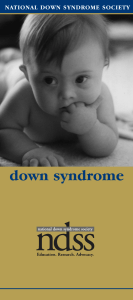 About Down Syndrome