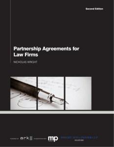 Partnership Agreements for Law Firms