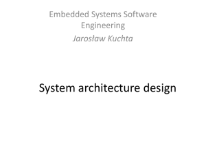 Projektowanie architektury systemu