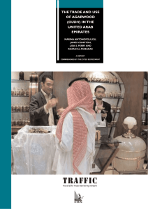 The trade and use of agarwood (Oudh) in the United Arab Emirates