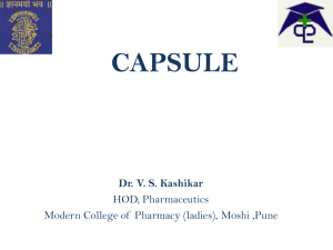 capsule - Modern College of Pharmacy