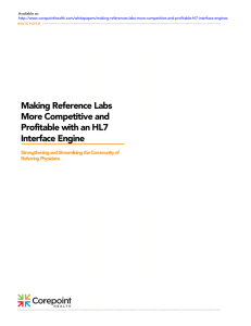 Making Reference Labs More Competitive and