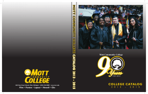 2013-2015 Catalog - Mott Community College