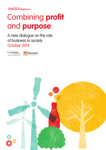 Combining Profit and Purpose - Full Report PDF - Coca