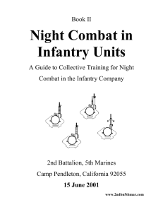 Night Combat in Infantry Units
