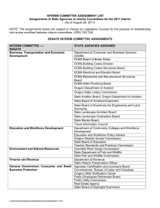 STATE AGENCY ASSIGNMENT LIST