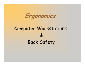 Ergonomics - Environmental Health & Safety
