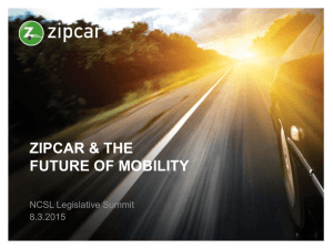 ZIPCAR & THE FUTURE OF MOBILITY