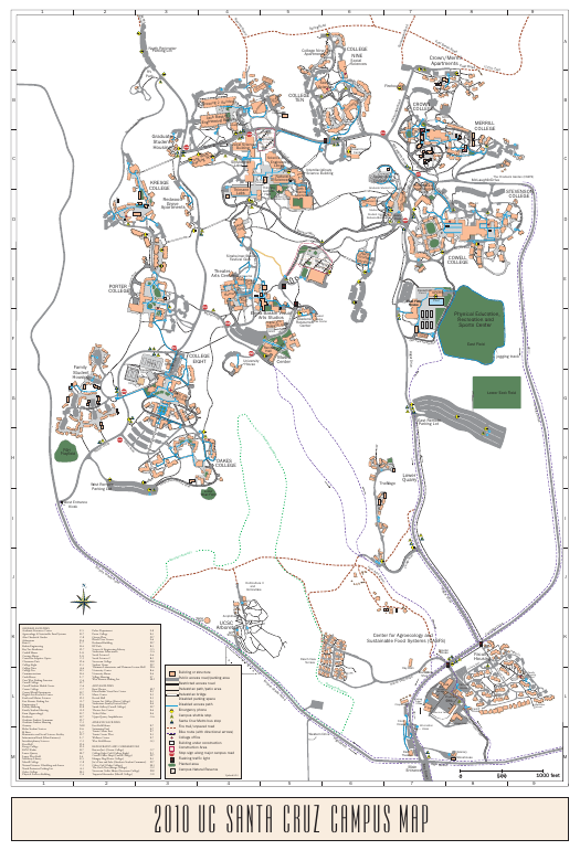 uc santa cruz campus map 2010 Uc Santa Cruz Campus Map uc santa cruz campus map