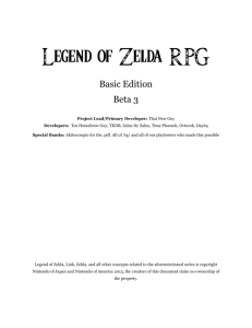 Legend of Zelda RPG