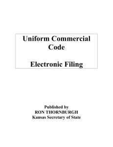 Uniform Commercial Code Electronic Filing