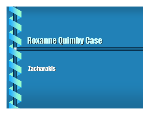 Roxanne Quimby Case