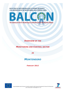 Analysis of the Monitoring and Control sector in - balcon