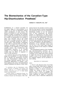 The Biomechanics of the Canadian-Type Hip