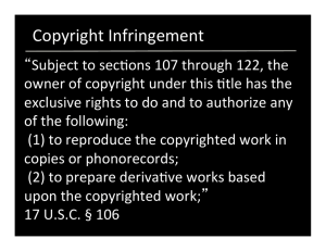Copyright Infringement - University of Richmond Blogs