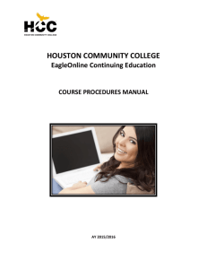 Houston Community College EagleOnline Continuing Education