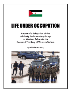 life under occupation