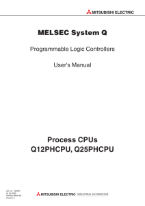 Process CPU User's Manual(Hardware Design,Maintenance and