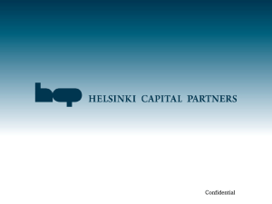 Confidential - Helsinki Capital Partners