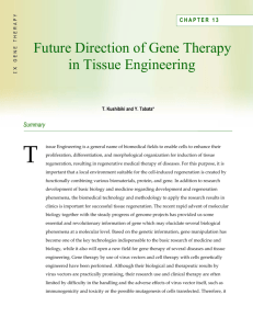 Chapter 13: Future Direction of Gene Therapy in Tissue Engineering